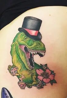 30 Terrifyingly Terrific T-Rex Tattoo Designs - TattooBlend 