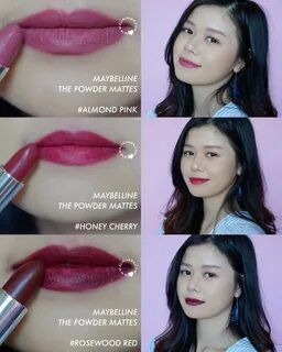 27 MAYBELLINE THE POWDER MATTES FULL SWATCHES and REVIEW ELI