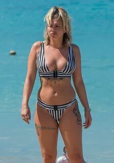 Olivia Buckland in Bikini on the Beach in Barbados 03/17/201