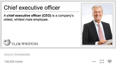 Chief Executive Officer TL;DR Wikipedia Know Your Meme