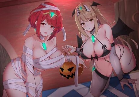 Halloween Mythra and Pyra Xenoblade Chronicles 2 Know Your M