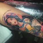 30 Picture Perfect Pocahontas Tattoo Ideas - All The Colors 