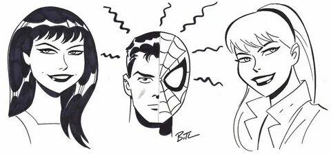Bruce timm, Spiderman art, Comic art