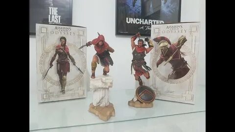 Assassins Creed Odyssey Kassandra & Alexios Statues unboxing