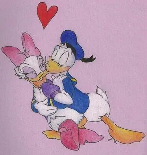 Donald and Daisy by JeJe95 on deviantART Donald duck drawing