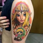 Zelda Twilight Princess Tattoo / Image may contain: 1 person