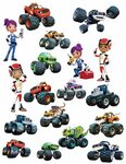 Blaze & the Monster Machines Clipart Images INSTANT DOWNLOAD
