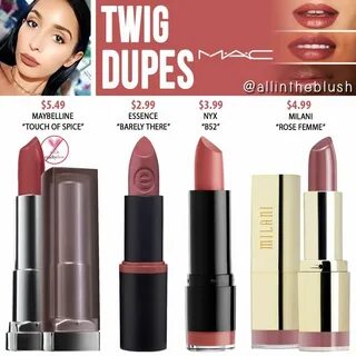 MAC Twig Lipstick Dupes - All In The Blush Mac twig lipstick