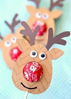 Reindeer Lollipop Christmas ornaments diy kids, Classmate ch