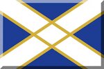 File:600px White St Andrew's cross on Blue HEX-1E3C94 and Go