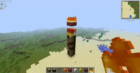 realy big torch Minecraft Map