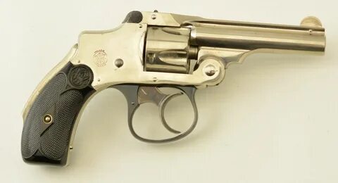 S&W Safety Hammerless Revolver 32 Nickel