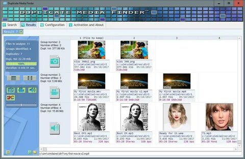 Безкоштовно завантажити Duplicate Media Finder для Windows V