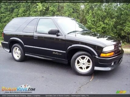 2003 Chevrolet Blazer Xtreme Black / Graphite Photo #2 Deale