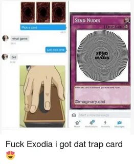 What Game 3rd SEND NUDES TRAP CARD When This Card Activated 