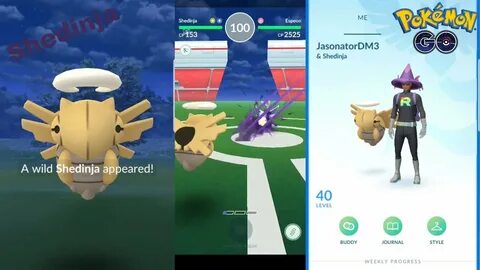 Pokemon Go Catching Shedinja & Gym Battle With Shedinja! - Y