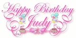 Happy Birthday Judy Happy birthday aunt, Happy birthday quot
