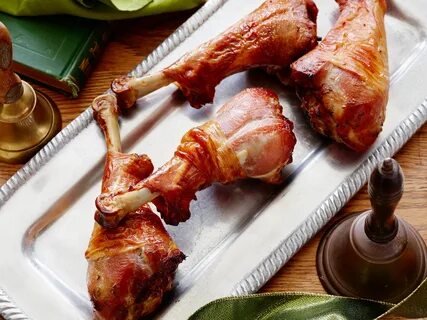 Maple Bourbon Brined Turkey Legs Recipe Food network recipes