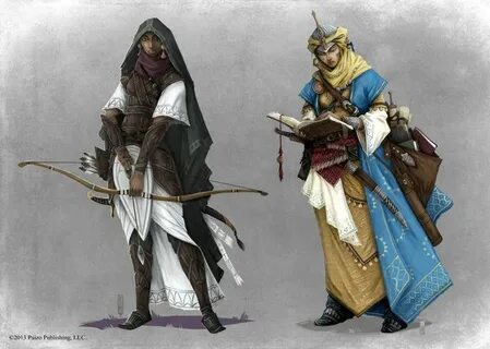 Pathfinder - Ranger and Cleric Character inspiration, Charac