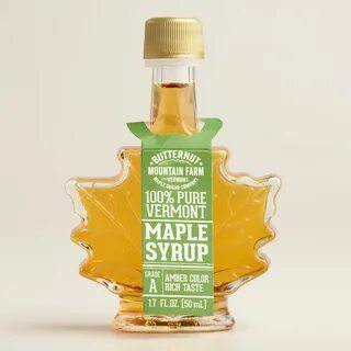 Mini Maple Leaf Syrup Bottle, Set of 6 by World Market Produ