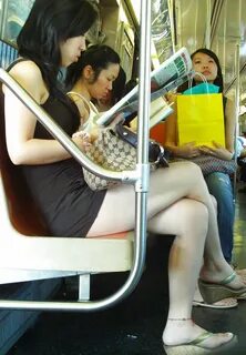 Asian girl subway