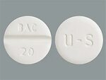 Baclofen 20 Mg Tablet - White Round Tablet Bac 20 U-S Upsher