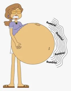 Transparent Belly Clipart - Pregnant Belly Button Rumble Car