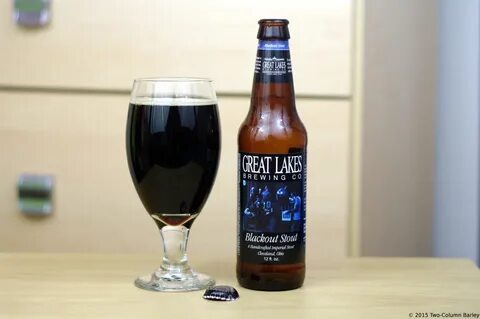 Great Lakes Brewing Company - Blackout Stout - Two-Column Ba