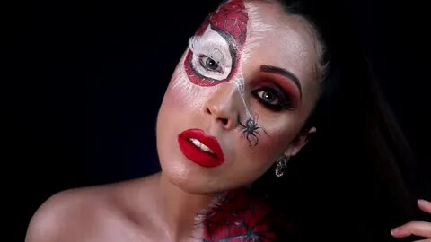 Makeup spider woman - maquiagem mulher aranha - YouTube