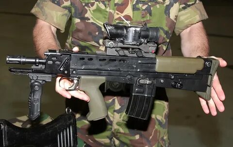 Укороченная штурмовая винтовка Enfield SA-80 L22A2 описание 