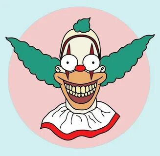 Krusty the Clown - Twisty the Clown AHS, The Simpsons Person