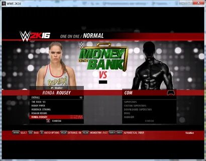 Скачать WWE 2k16 "Ronda Rousey 2k19 port final version" - Ге