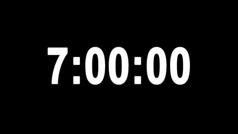 7 uur wekker met alarm / 7 hour countdown timer with 15 minu