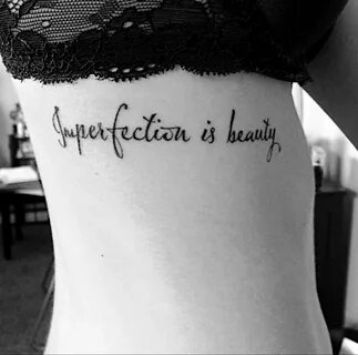 Imperfection is beauty #tattoo Tattoos, Beauty tattoos, Cute