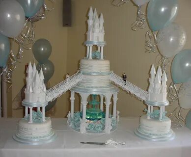 Castles wedding cake with fountain - a photo on Flickriver