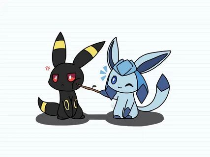 Glaceon with Umbreon Pokémon RPers Amino Amino