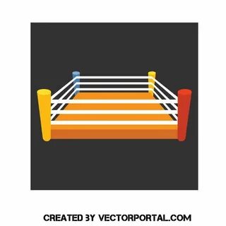 Boxing ring vector image Clip art, Ring vector, Boxing rings