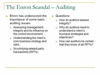 The Enron Scandal - Timeline - ppt download