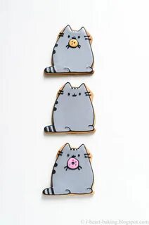 i heart baking! Pusheen cookies, Pusheen, Cat cookies