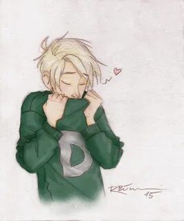 Draco's Weasley Sweater - coloured Harry potter fan art, Har