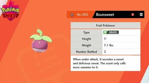 Pokémon Sword & Shield - How to Catch Bounsweet - YouTube
