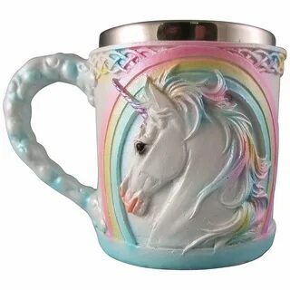 4 X UNICORN MUG COFFEE CUP GIFT KITCHEN DRINKING TEA CERAMIC