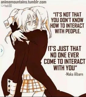 Crona and maka Soul eater quotes, Soul eater, Soul eater cro