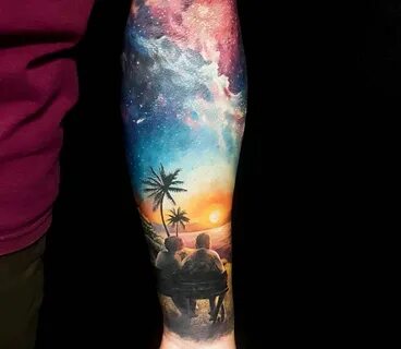 Photo - Sunset tattoo by Marek Hali Photo 27036 Sunset tatto