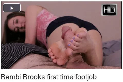 Goddessfootjobs.com Bambi Brooks first time footjob, 20 Octo