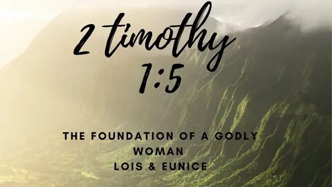 2 Timothy 1:5 - YouTube