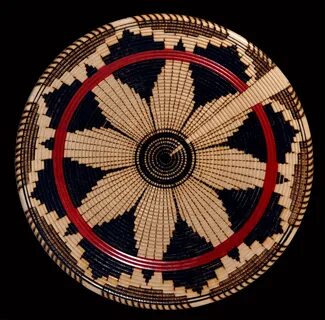 Navajo Wedding Basket Sculpture by Keoni Carlson (Wood Platt