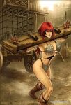 Red Sonja 68 Cover Colors Red sonja, Fantasy art women, Sexy