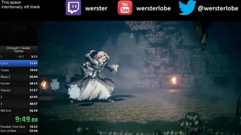 Octopath Traveler Ophilia Speedrun in 54:58 - YouTube