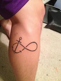 FYeahTattoos.com Infinity tattoos, Leg tattoos, Anchor tatto